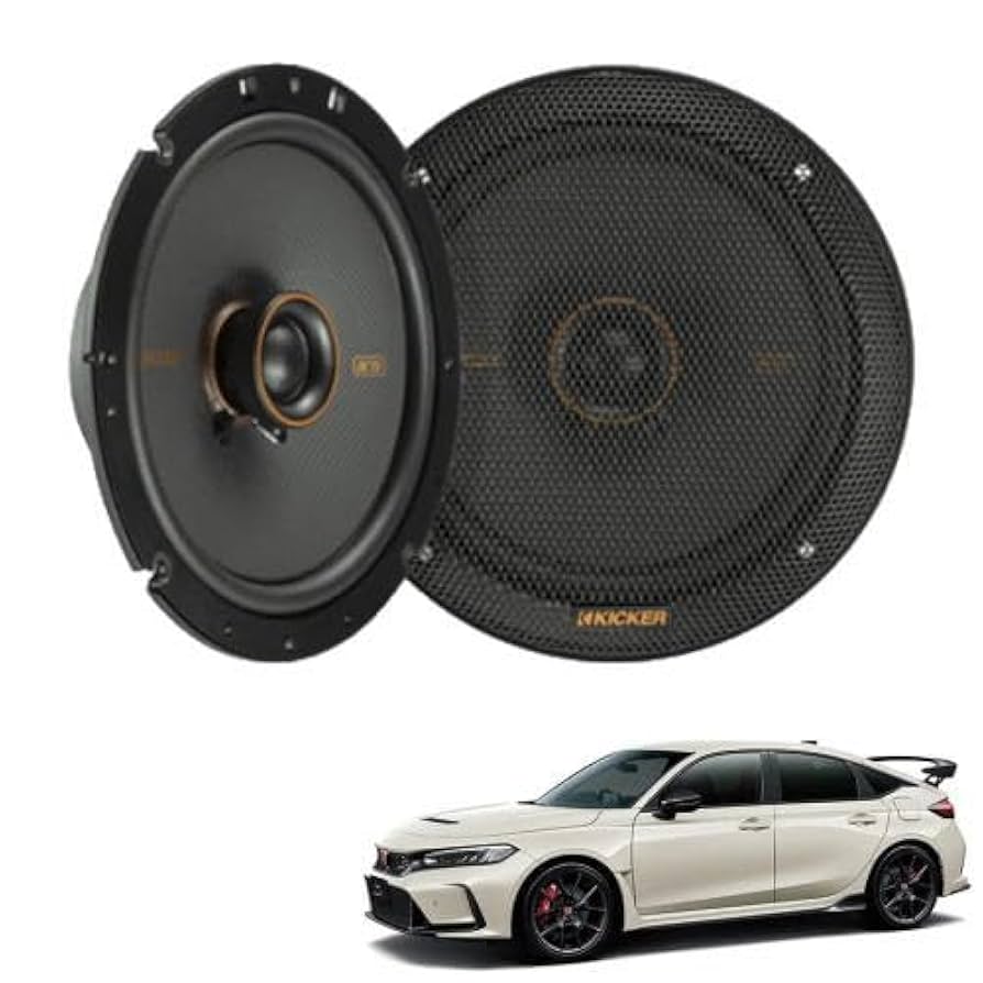 自動車用 スピーカー左右セット KICKER OG674PFT5-COR + CSS674 16.5cmセパレート2way車載用